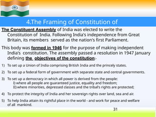 Introduction to the Indian Constitution: History, Framing, Preamble ...