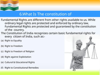 Introduction to the Indian Constitution: History, Framing, Preamble ...