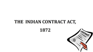Indian Contract Act 1872 | Contract Law