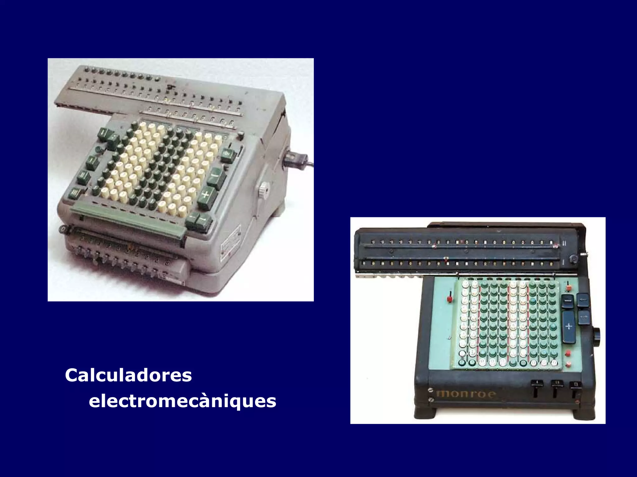 Calculadores electromecàniques 