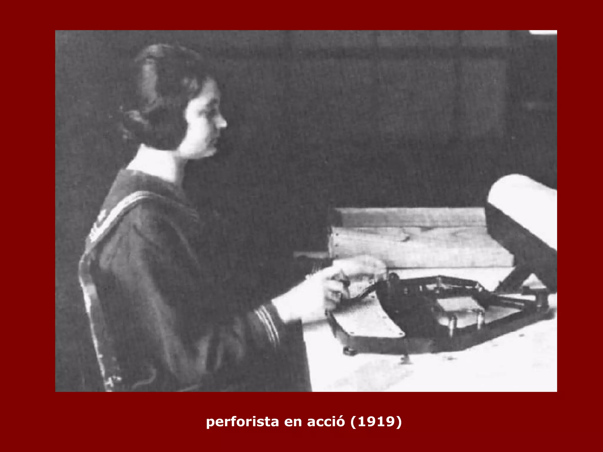 perforista en acció (1919) 