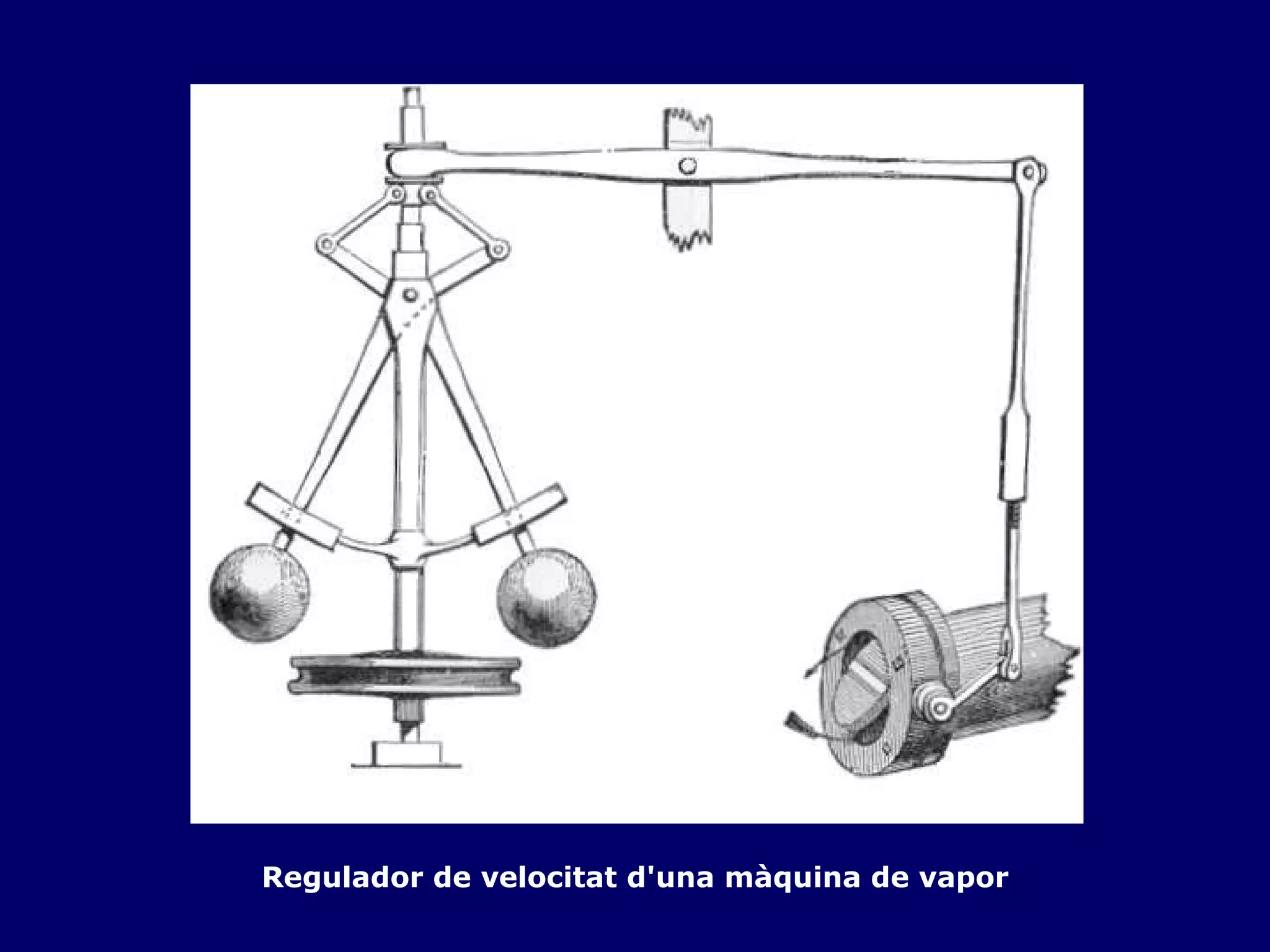 Regulador de velocitat d'una màquina de vapor 