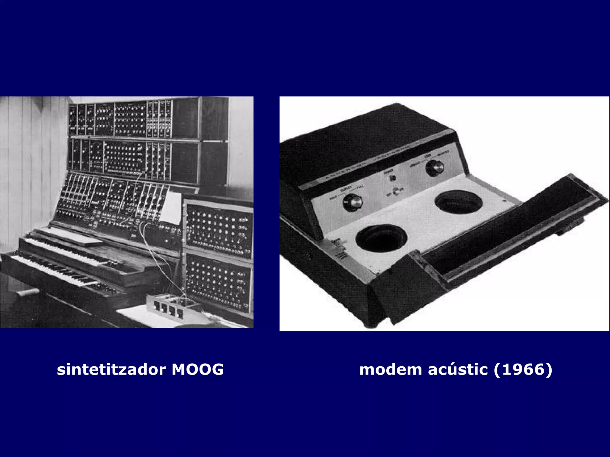 sintetitzador MOOG  modem acústic (1966) 