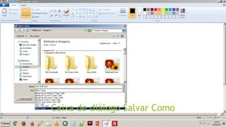 Caixa de diálogo Salvar Como
 