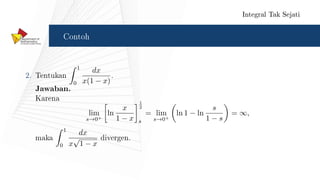 1 Integral Tak Sejati kalkulus dan geometri analitik | PDF