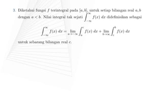 1 Integral Tak Sejati kalkulus dan geometri analitik | PDF
