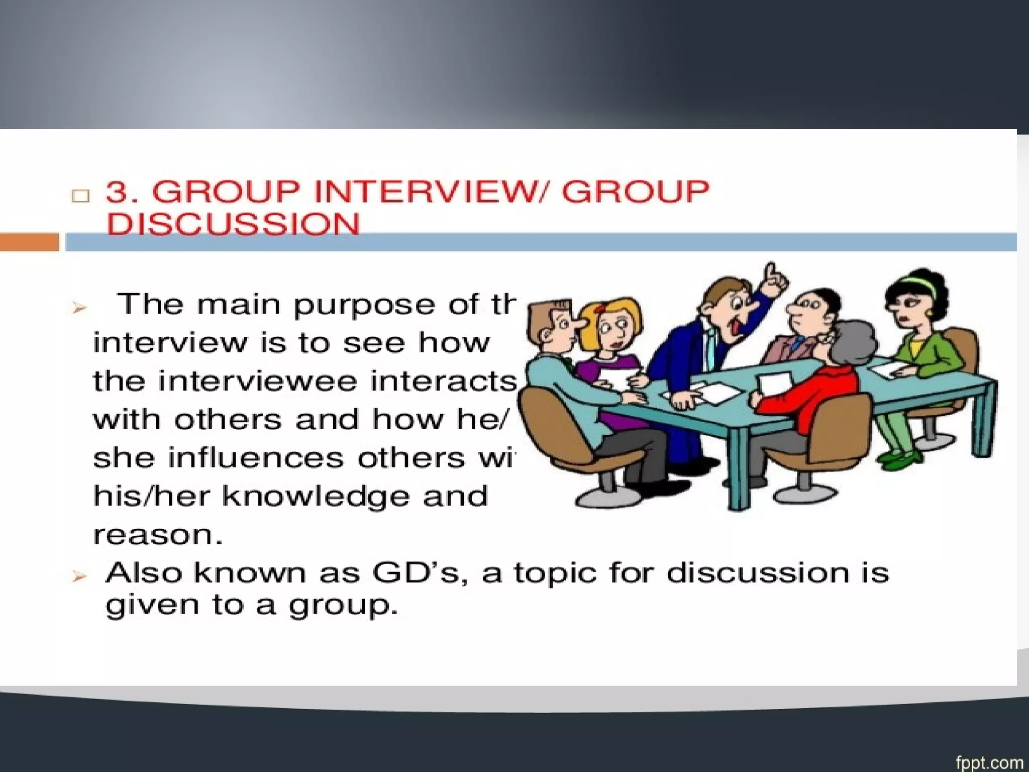 Interview And Its Types Ppt