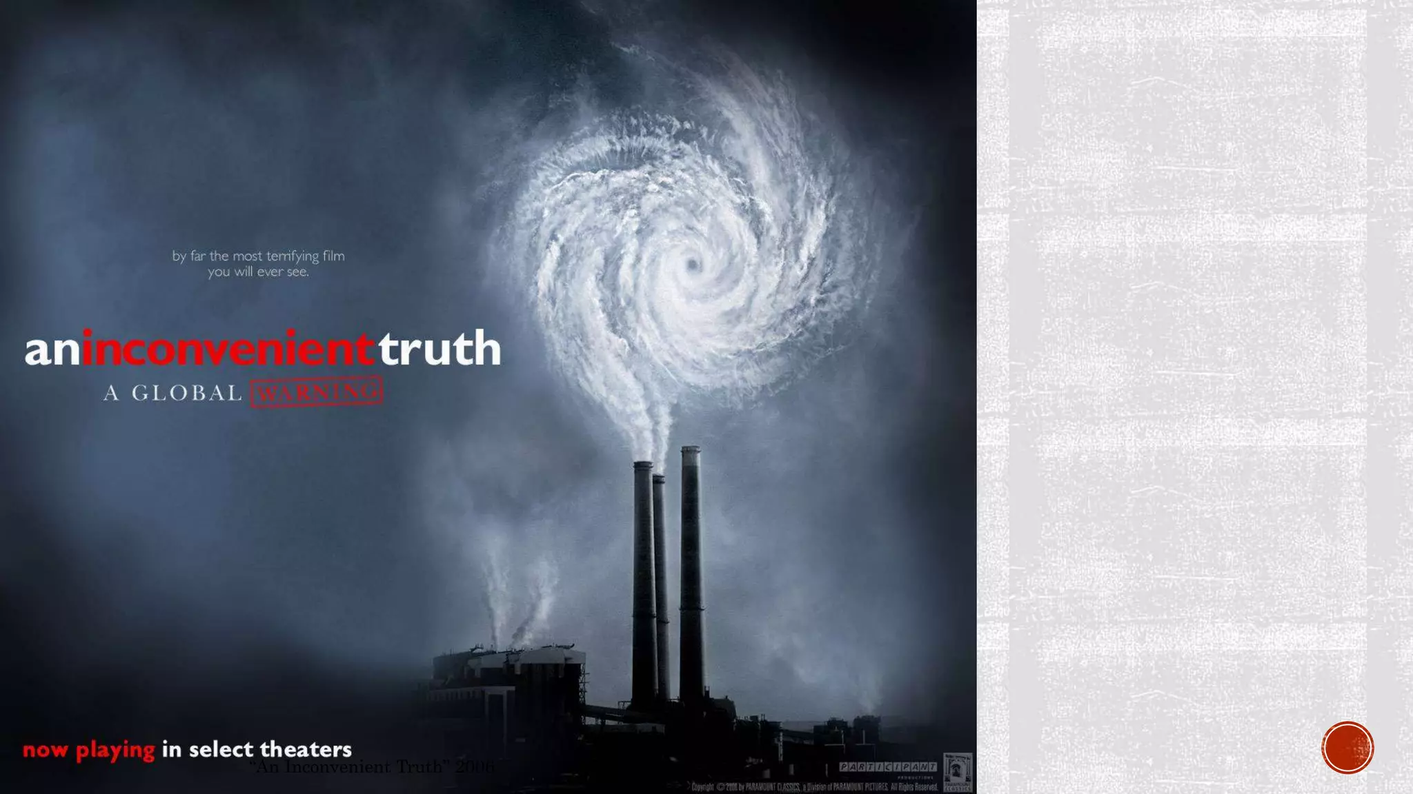 “An Inconvenient Truth” 2006
 