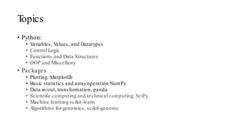 Introduction to script programming using python | PDF