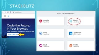 Introduccion a React | PPTX
