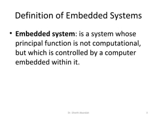Not Embedded 1 introducing embedded systems and the microcontrollers | PPT