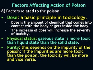 Solid Poisons INTRODUCTION TO TOXICOLOGY | PPTX