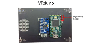 About EE 267 – VRduino
IMU
Teensy 3.2
4 photodiodes
other
GPIO pins
 