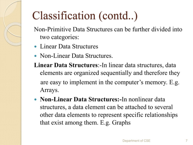 Introduction to data structure ppt | PPT
