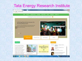 Tata Energy Research Institute
 