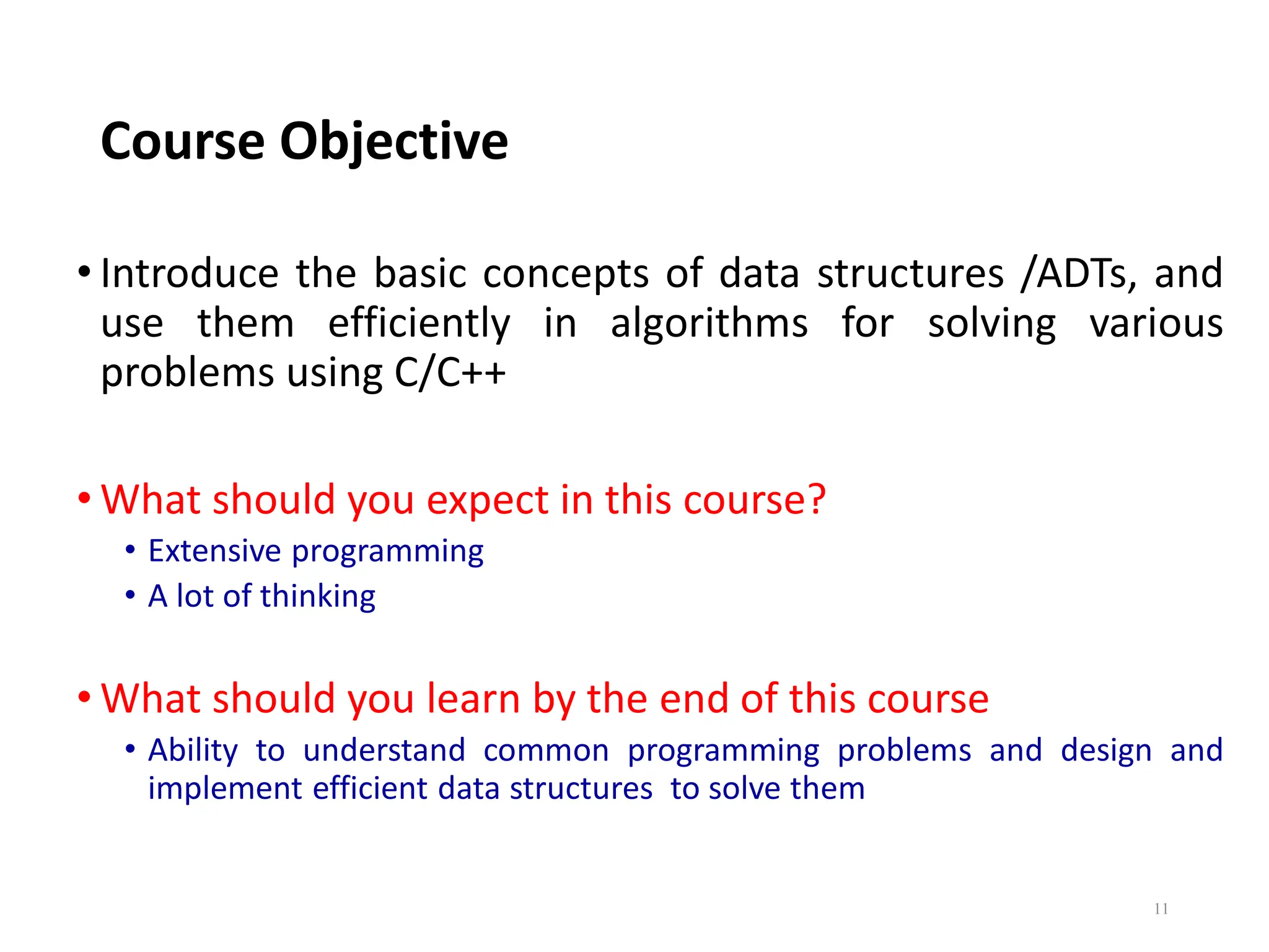 Introduction to Data Structures on C++ Language | PPT