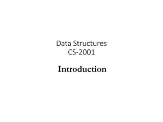 Introduction to Data Structures on C++ Language | PPT
