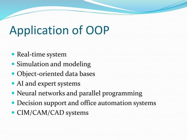 object oriented programming language in c++ | PPT