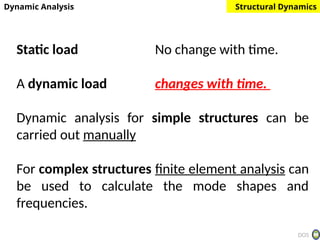 Introduction to engineering dynamics for structural engineering student ...