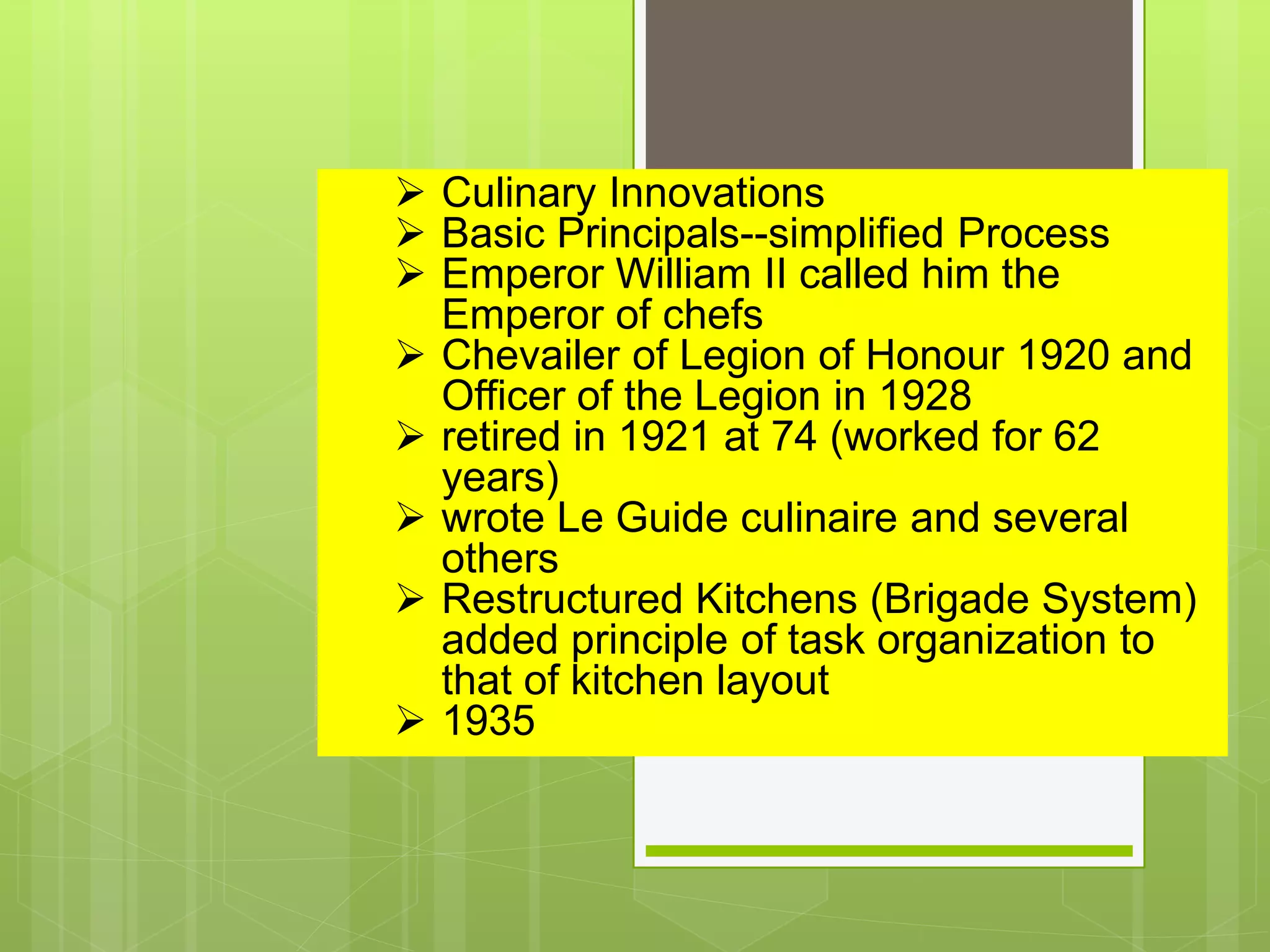 Introduction -History of Culinary | PPTX
