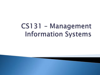 introduction to CS131 | PPTX