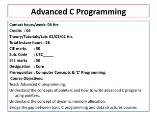 Comprehensive Introduction to C Programming for Engineers with ...