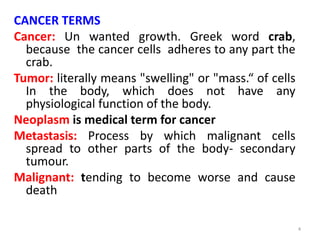 1 introduction of cancer-medicinal chemistry | PPTX