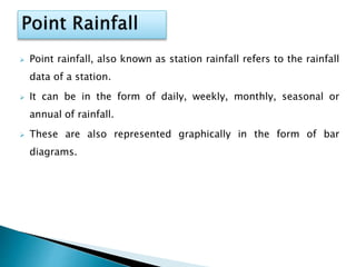 Point Rainfall Method Example 1 introduction to hydrology | PPTX