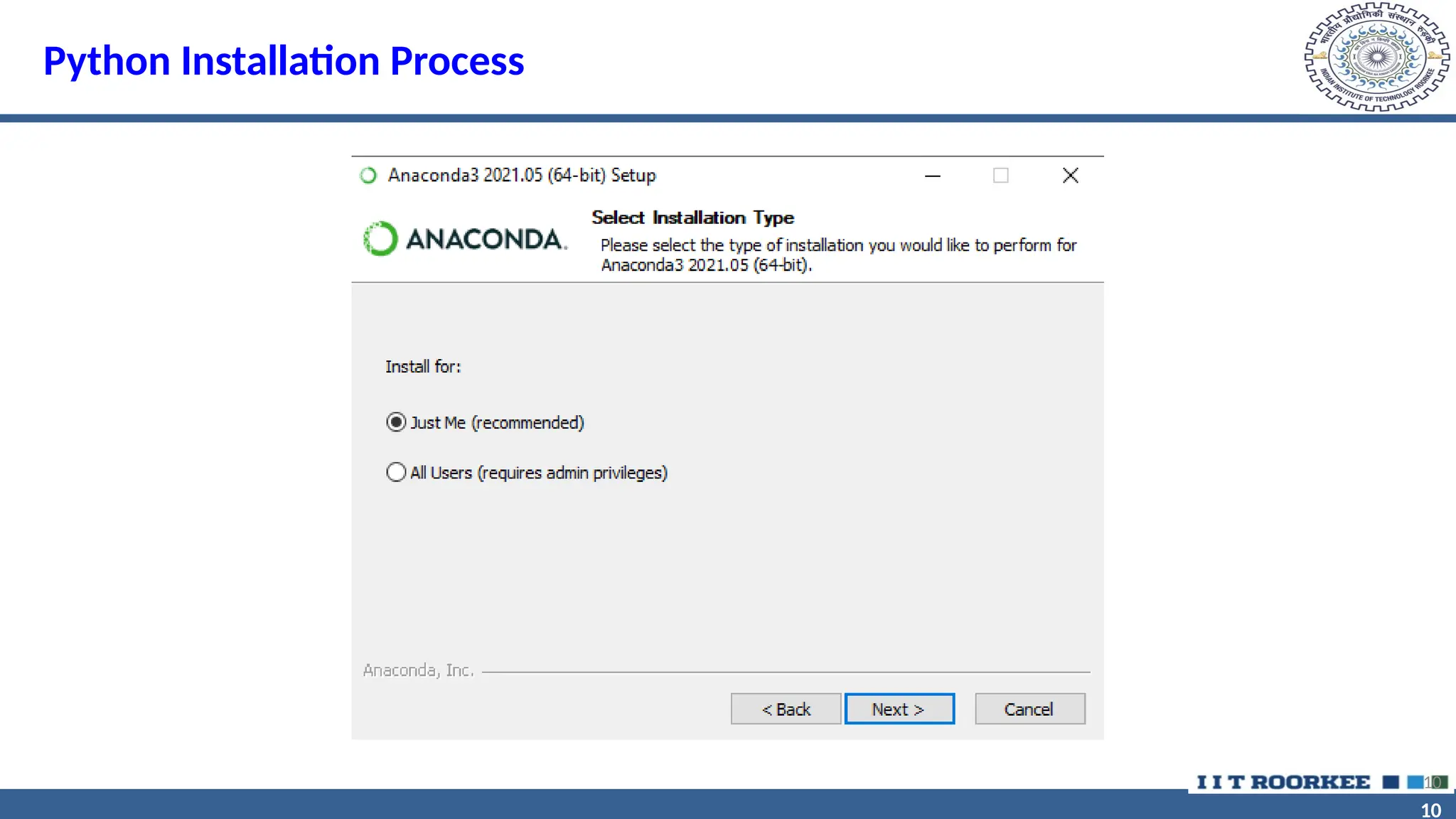 10 10 Python Installation Process 10 