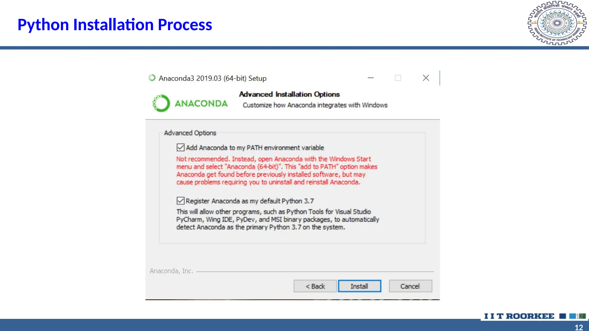 12 12 Python Installation Process 12 