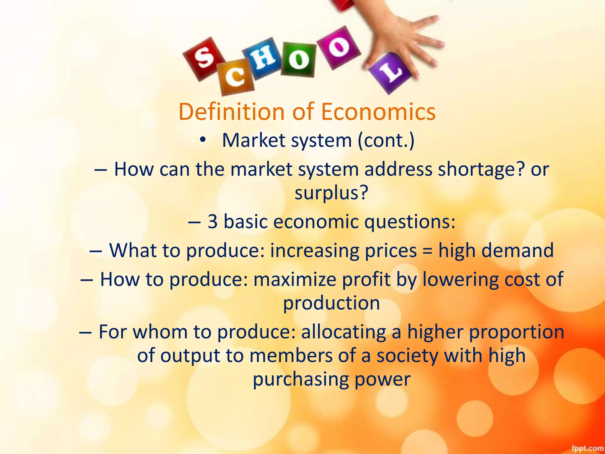 Introduction to Applied Economics | PPTX