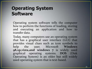 Computer Operating System Visual 1 Introduction to Computer .ppt