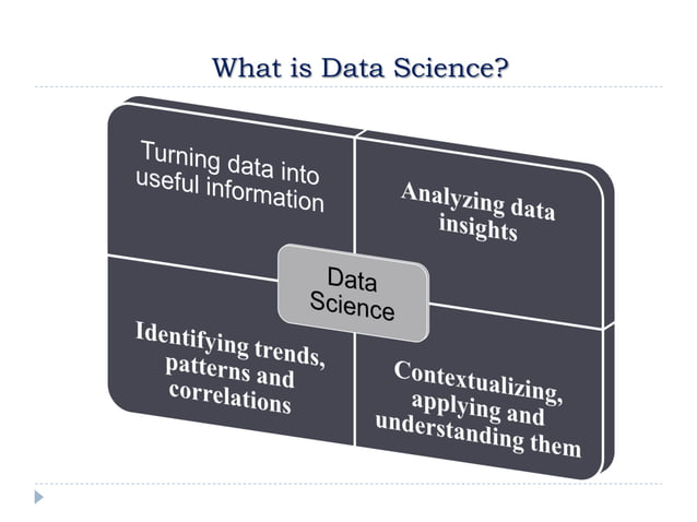 1 introduction to data science | PPT