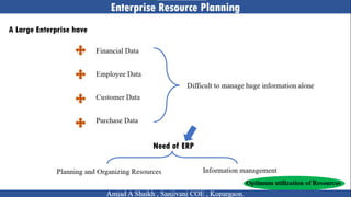 Introduction to Enterprise Resource Planning (ERP)