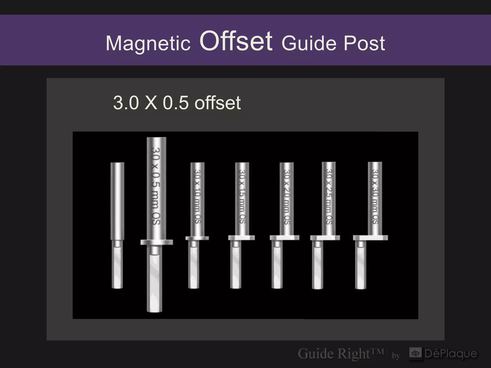 Magnetic   Offset   Guide Post

3.0 X 0.5 offset
 