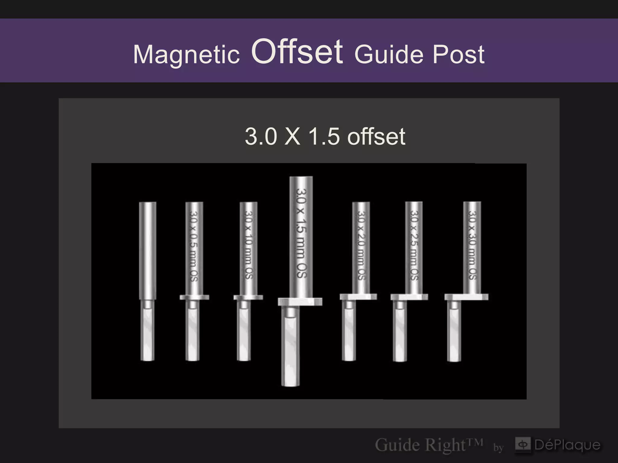 Magnetic   Offset    Guide Post


           3.0 X 1.5 offset
 