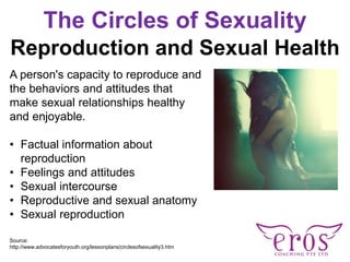 The Circles of Sexuality
Source:
http://www.advocatesforyouth.org/lessonplans/circlesofsexuality3.htm
Sexualization
Aspect...