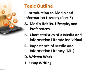 1 Introduction to Media and Information Literacy (Part 2).pptx