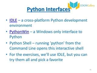 Introduction to python | PPTX