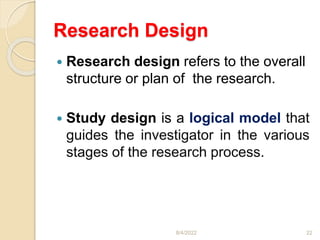 Research Design Model Example Research Methods | PPTX