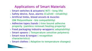 1 introduction to smart materials | PDF