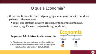 Fundamentos da Economia Rural: Escassez, Recursos e Produção | PPTX