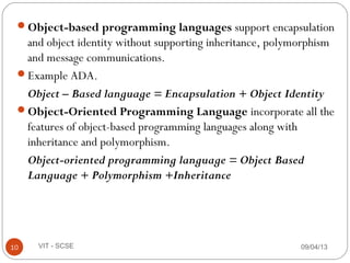 1 Intro Object Oriented Programming | PPT
