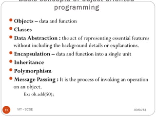 1 Intro Object Oriented Programming | PPT