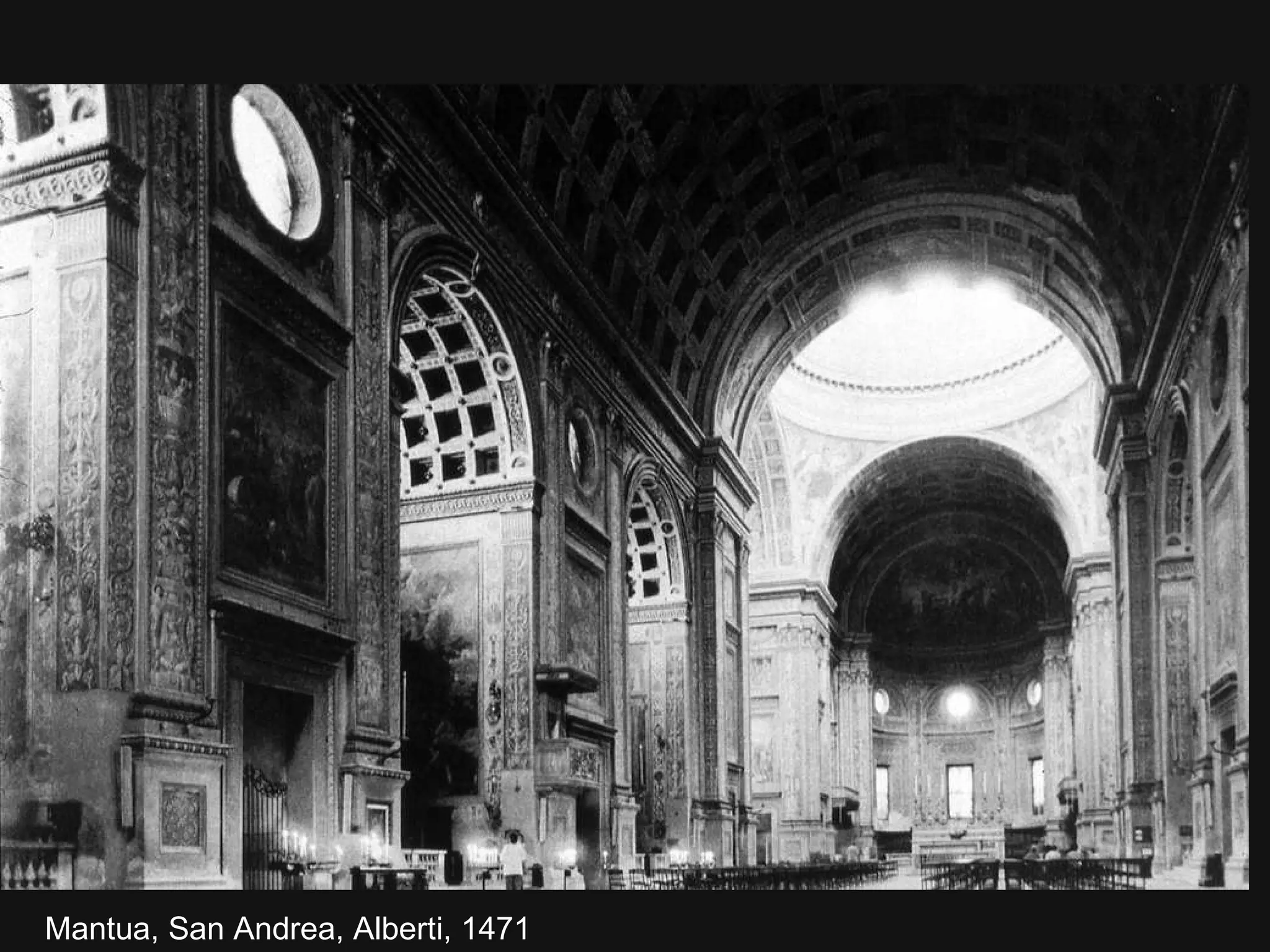 Mantua, San Andrea, Alberti, 1471 