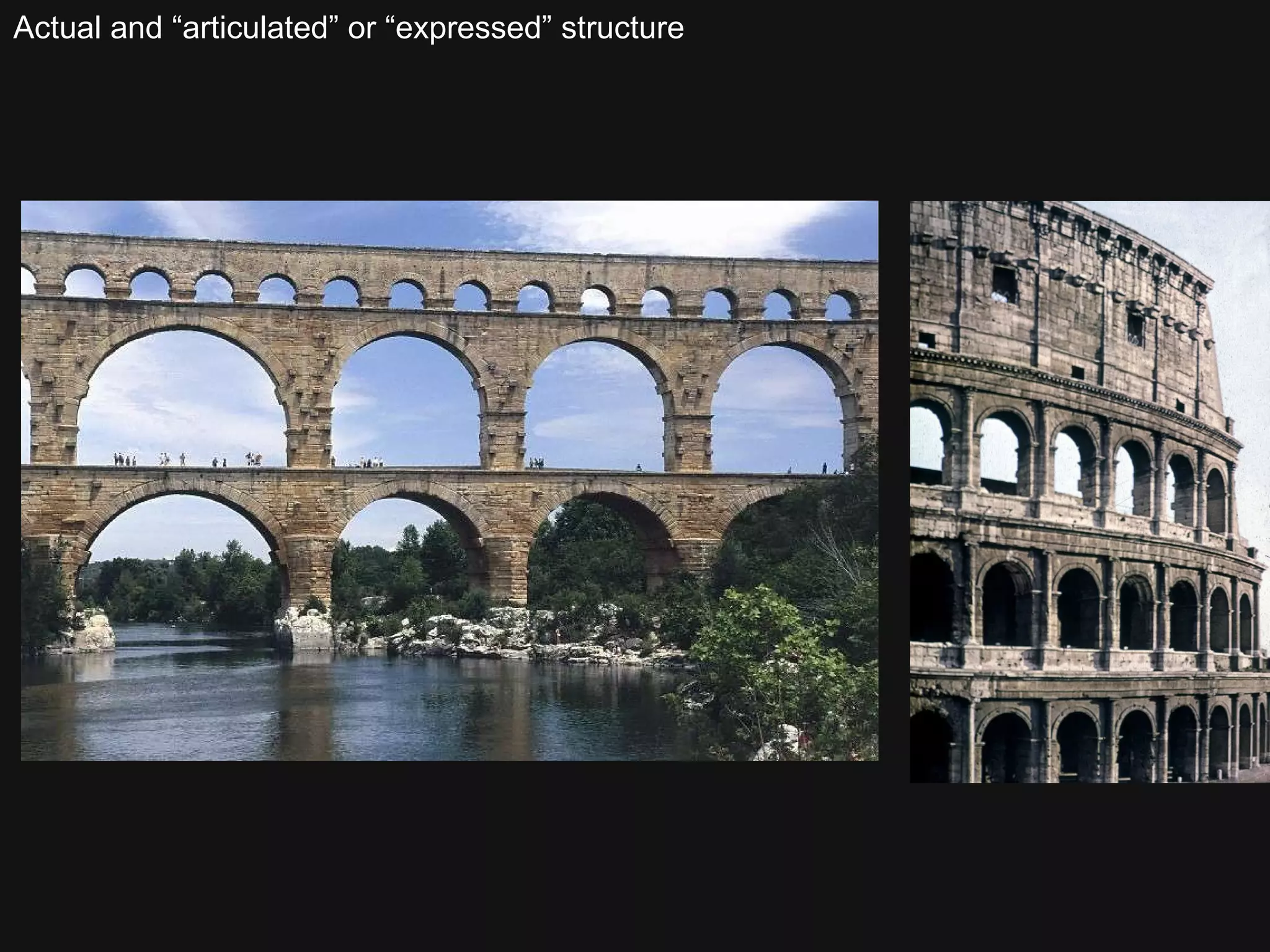 Actual and “articulated” or “expressed” structure 
