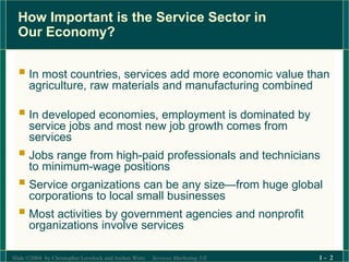 Services In Economics Examples 1 intro to service marketting.ppt
