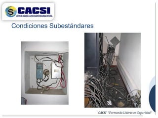 Condiciones Subestándares
 