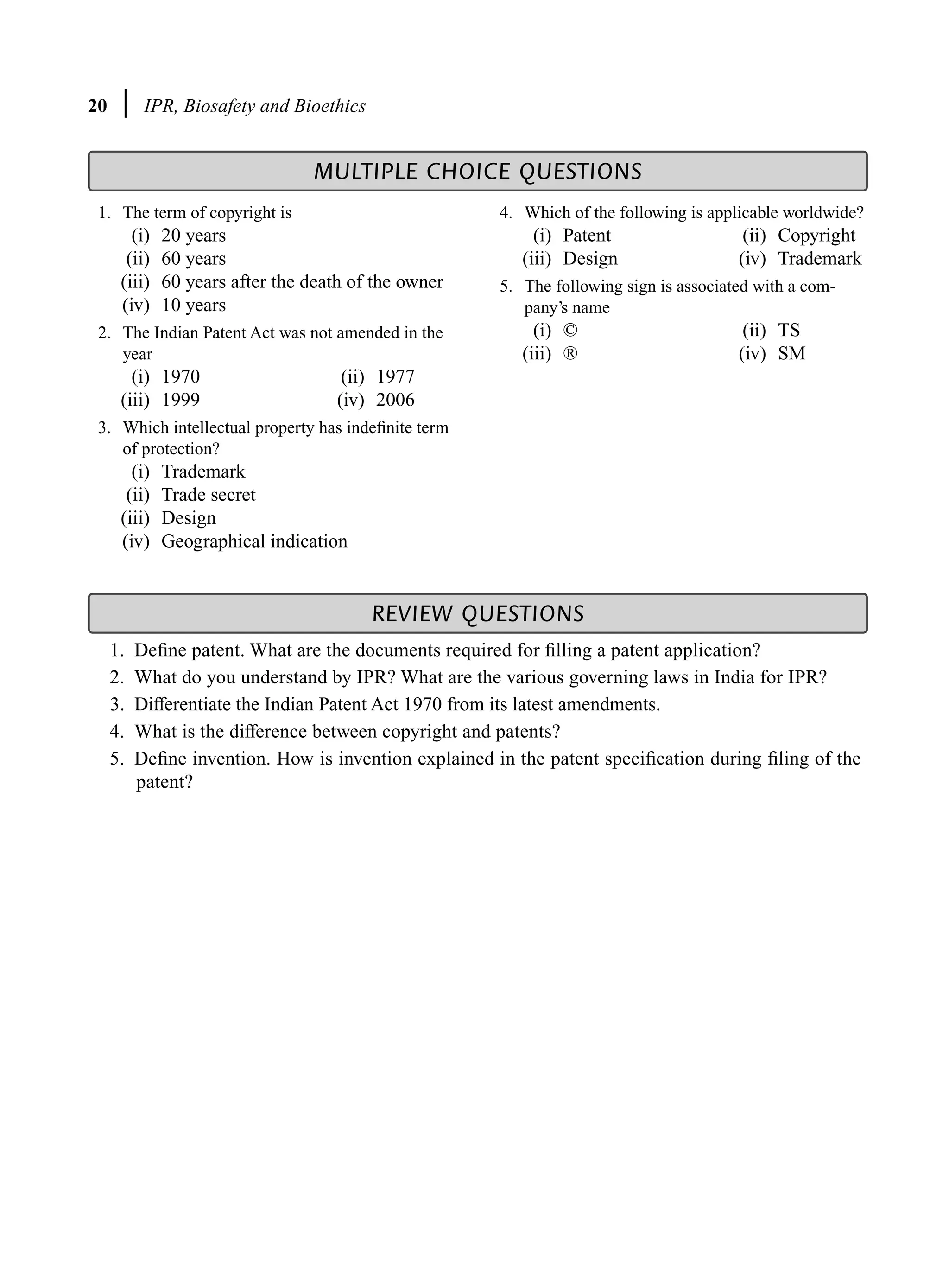 1 IPR, Biosafety and Bioethics (Deepa Goel, Shomini Parashar).pdf