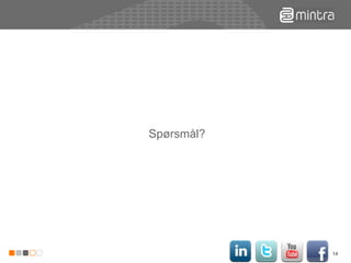 Spørsmål? 